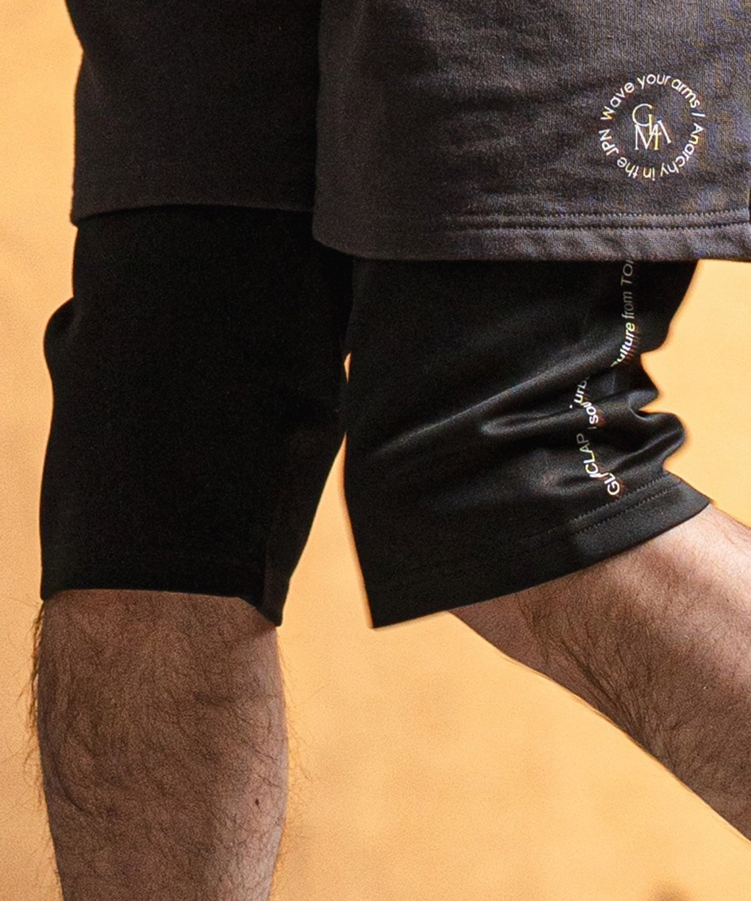 GLIMCLAP mp13182- Half leggings ハーフレギンス カンビオ パンツ その他のパンツ ブラック【送料無料】