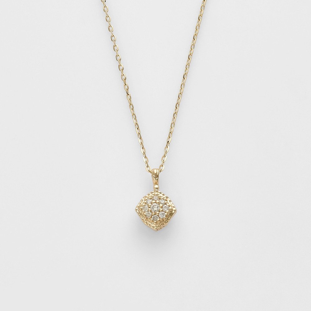 agete 《Limited Edition/WEB限定》K10アイオライト/ダイヤモンドネックレス アガット 福袋・ギフト・その他 その他【送料無料】