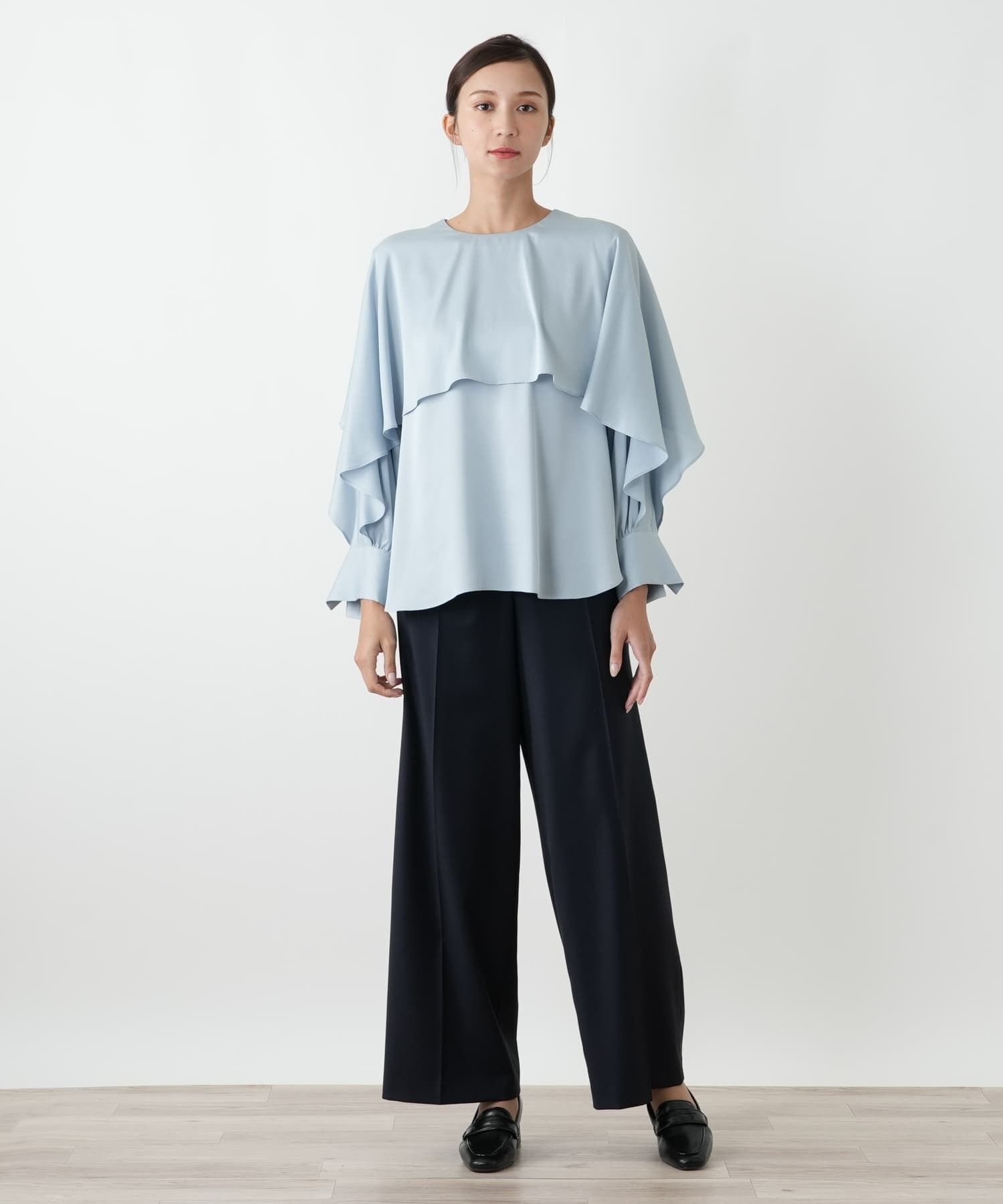 Leilian PLUS HOUSE パンツ【BOURGE】 レリアン プラスハウス パンツ その他のパンツ ネイビー
