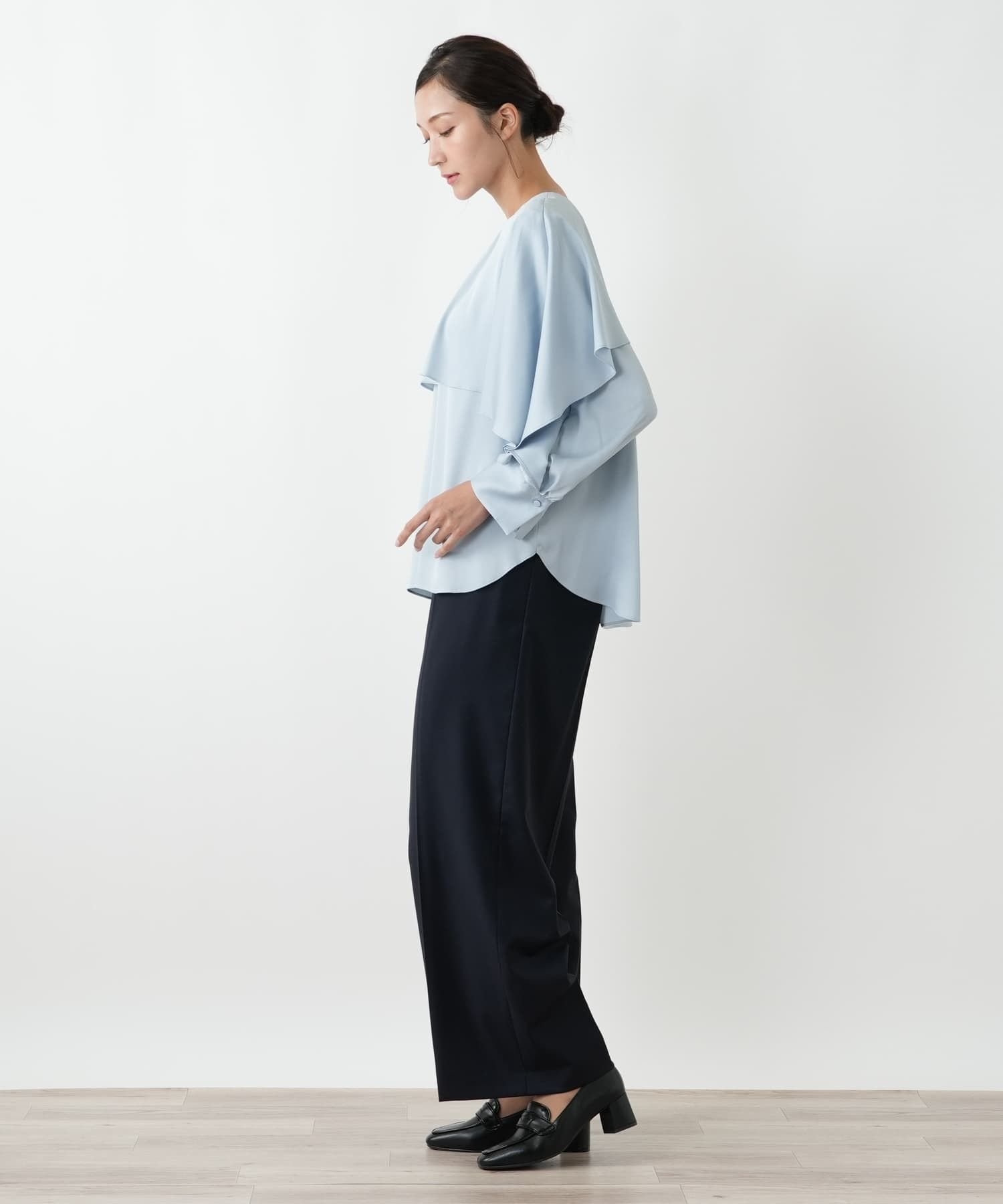 Leilian PLUS HOUSE パンツ【BOURGE】 レリアン プラスハウス パンツ その他のパンツ ネイビー