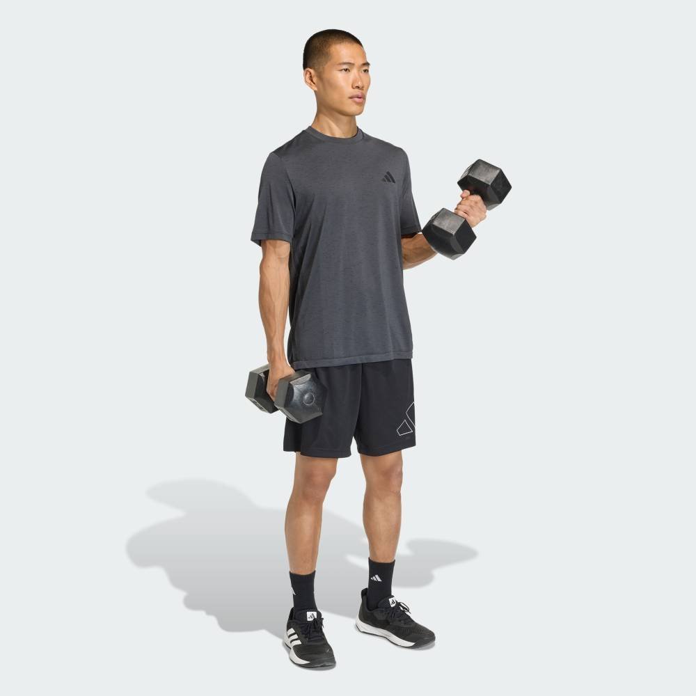 【公式】アディダス adidas 返品可 ワークアウト エッセンシャルズ シームレス Tシャツ アディダス トップス カットソー・Tシャツ ブラック