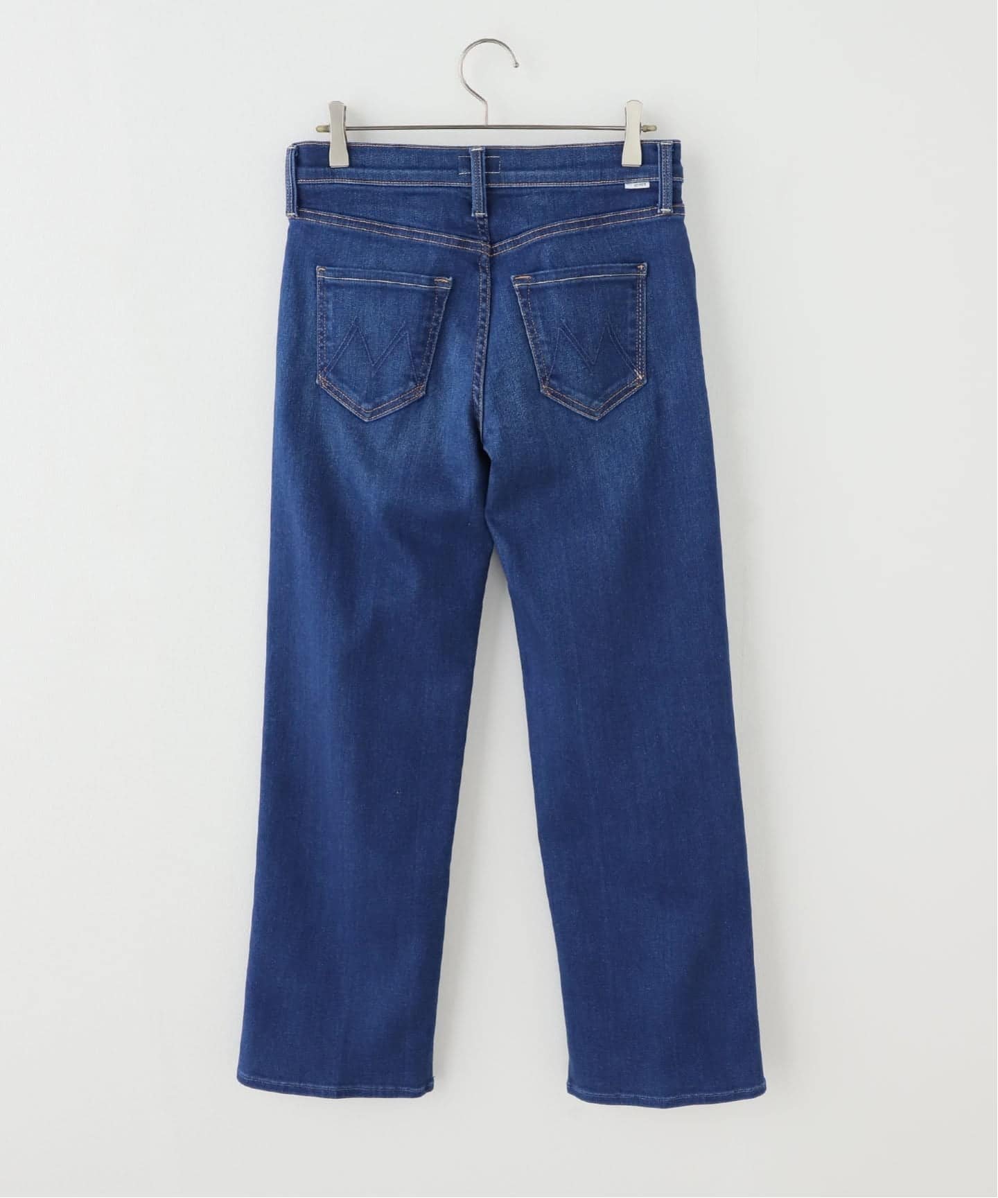 IENA MOTHER/マザー THE MID RISE RAMBLER ZIP FLOOD デニムパンツ 4410600063 イエナ パンツ ジーンズ・デニムパンツ ネイビー