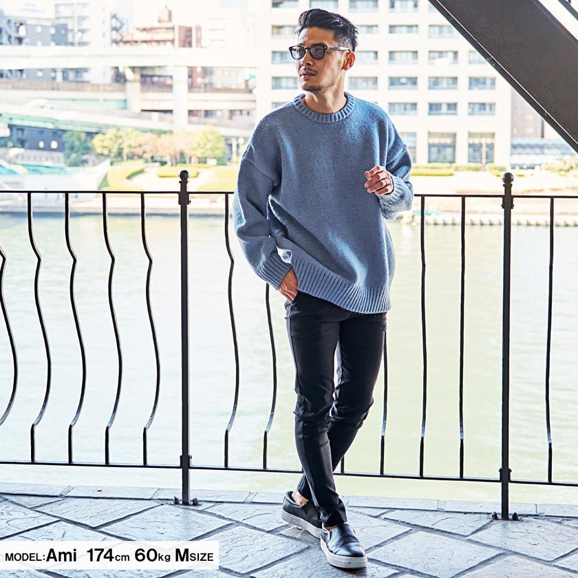 CavariA 裏起毛あったかスキニーパンツ シルバーバレット パンツ ジャージ・スウェットパンツ ベージュ ブラック