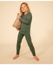 【SALE/30%OFF】PETIT BATEAU コットンリヨセルパジャマ プチバトー インナー・ルームウェア パジャマ ピンク グリーン【送料無料】