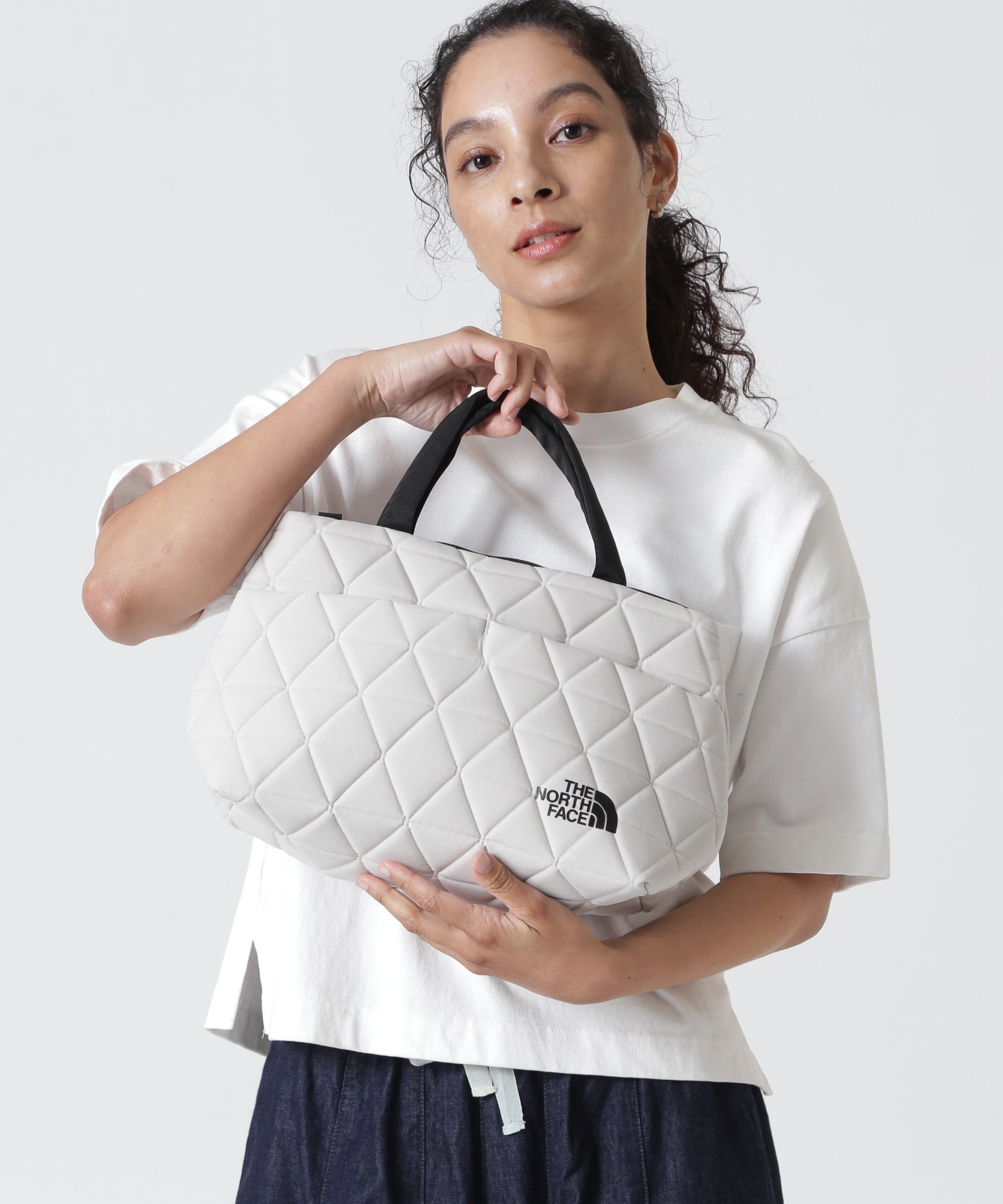 BEAVER THE NORTH FACE/ザ・ノース・フェイス Geoface Box Tote ビーバー バッグ その他のバッグ ブラック ホワイト カーキグリーン【送料無料】
