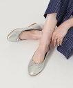 UNITED ARROWS レイン レザー バレエシューズ ユナイテッドアローズ シューズ・靴 レインシューズ・ブーツ ブラック シルバー【送料無料】