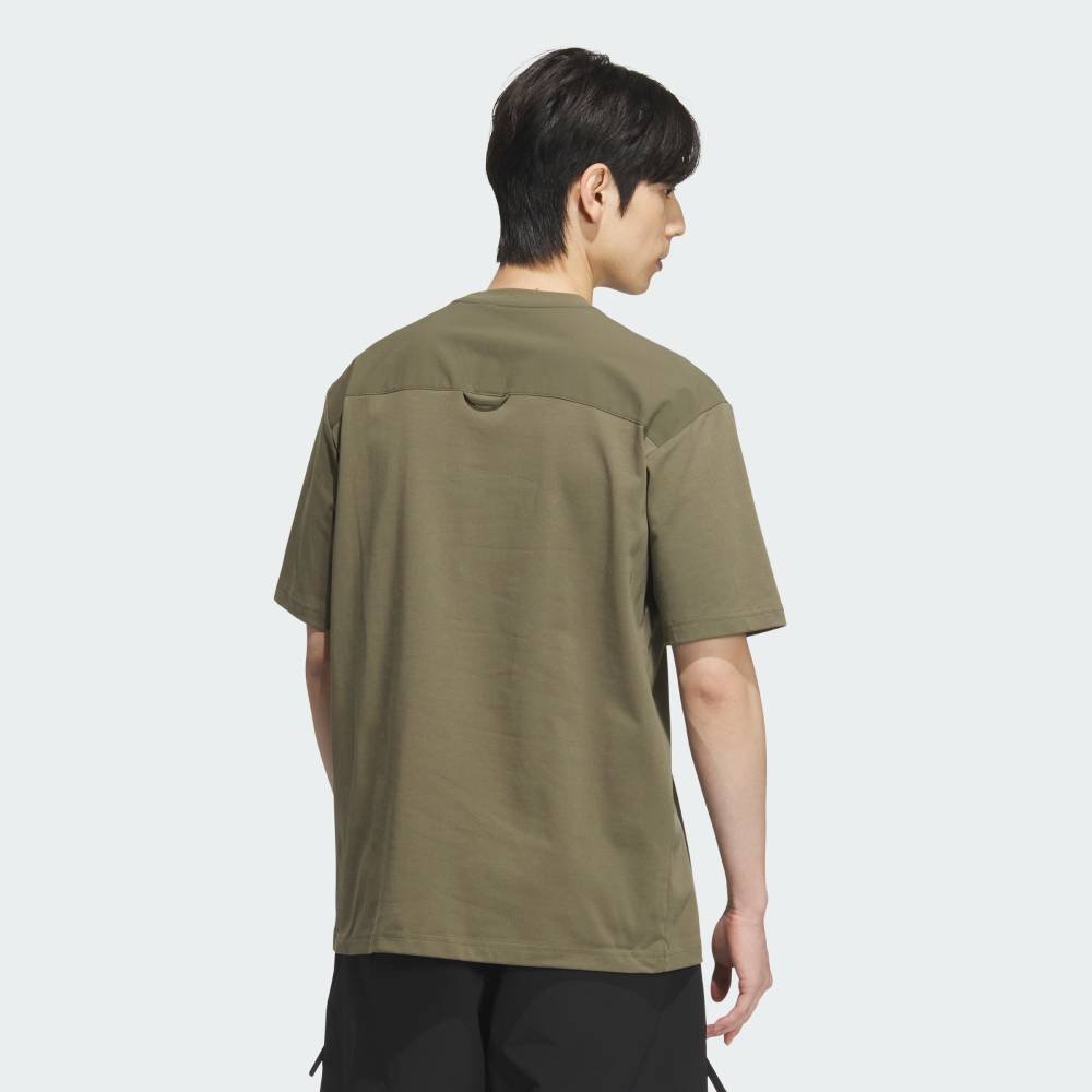 【SALE／30%OFF】adidas 【公式】アディダス adidas シティエスケープ ルーズフィット ファブリックミックス 半袖ポケットTシャツ アディダス トップス カットソー・Tシャツ グリーン