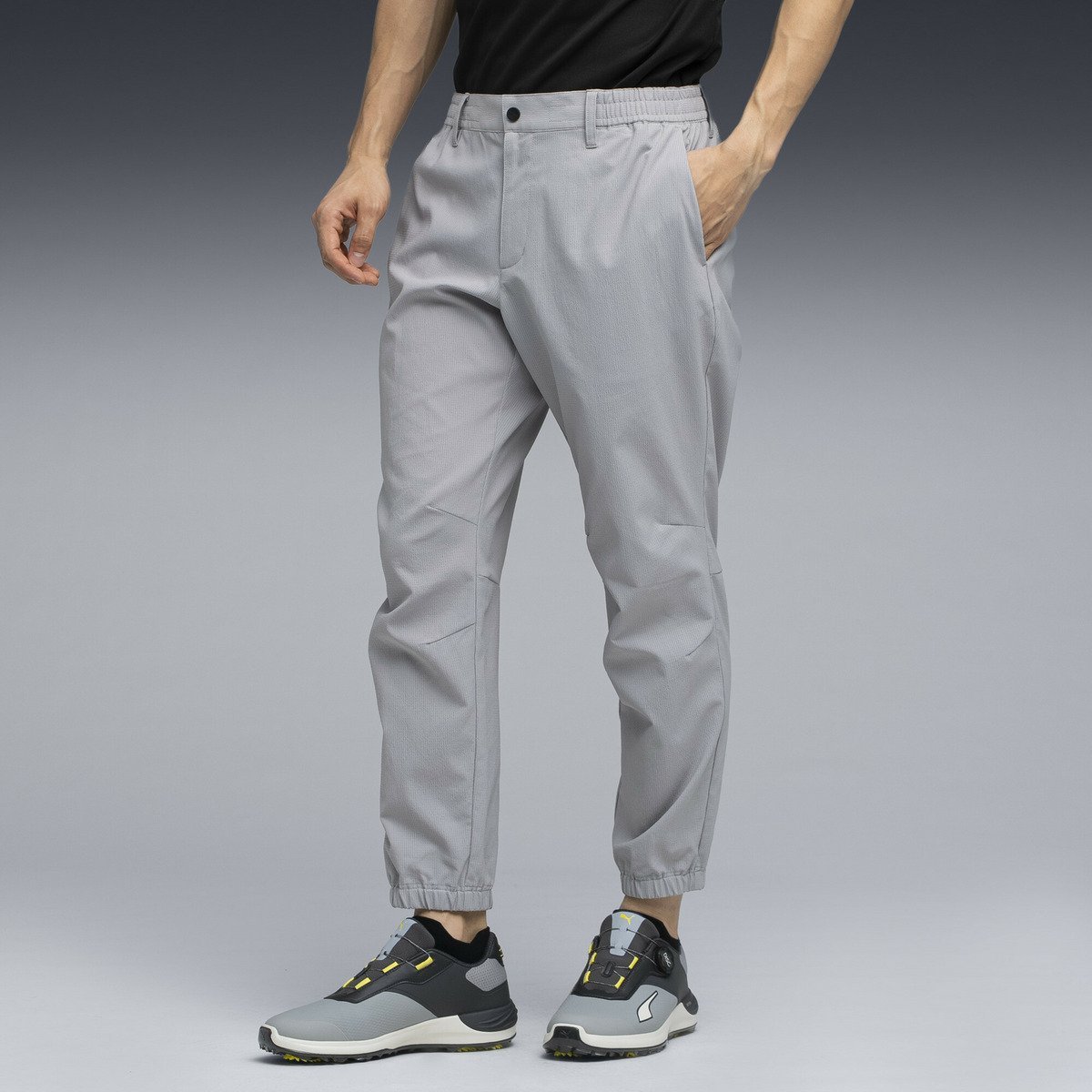 PUMA メンズ ゴルフ PB アミド ジョガー パンツ AMIDO JOGGER プーマ パンツ その他のパンツ グレー【送料無料】