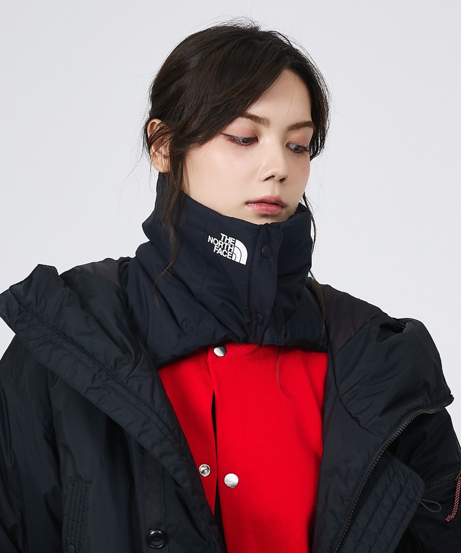 【THE NORTH FACE / ザ・ノースフェイス】ツインサレートネックゲイ アバハウス ファッション雑貨 マフラー・ストール・ネックウォーマー グリーン ブラック