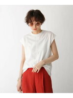 AG by aquagirl パイルフレンチTOPS【WEB限定サイズ】 エージーバイ アクアガール カットソー カットソーその他 ホワイト ブラック イエロー ブラウン ブルー
