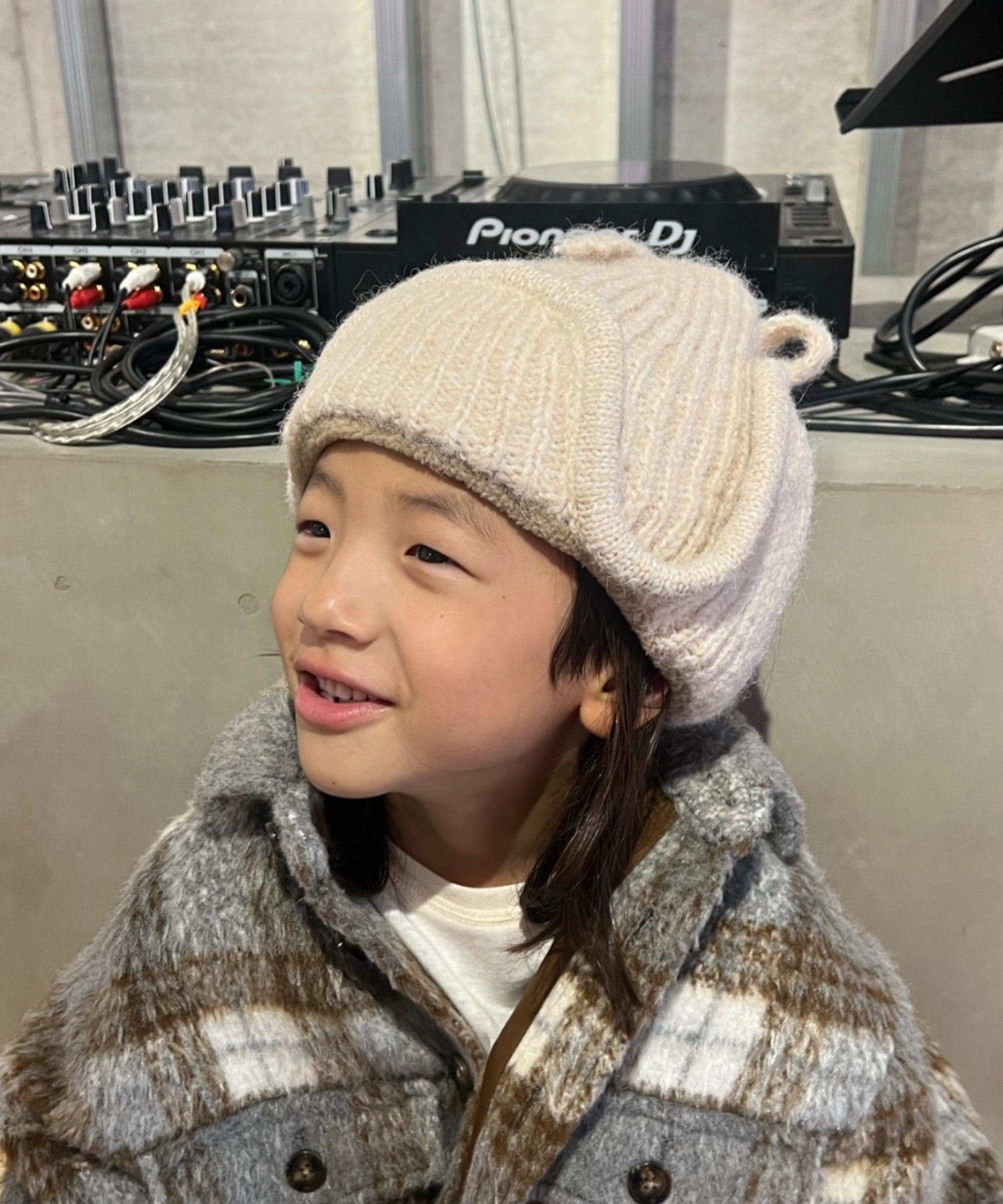 【SALE／10%OFF】CIAOPANIC TYPY 【KIDS】耳付き2WAYニット帽 チャオパニックティピー 帽子 その他の帽子 ホワイト グレー ブラックのサムネイル