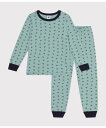 【SALE/10%OFF】PETIT BATEAU スウェット長袖パジャマ プチバトー インナー・ルームウェア パジャマ【送料無料】
