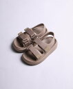 【SALE/20%OFF】aimoha - select - 【shoes365】子供用 ダブルマジックテープサンダル アイモハ シューズ・靴 サンダル ブラッ...