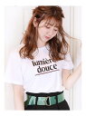【SALE/52%OFF】dazzlin フロントロゴTシャツ ダズリン カットソー【RBA_S】【RBA_E】