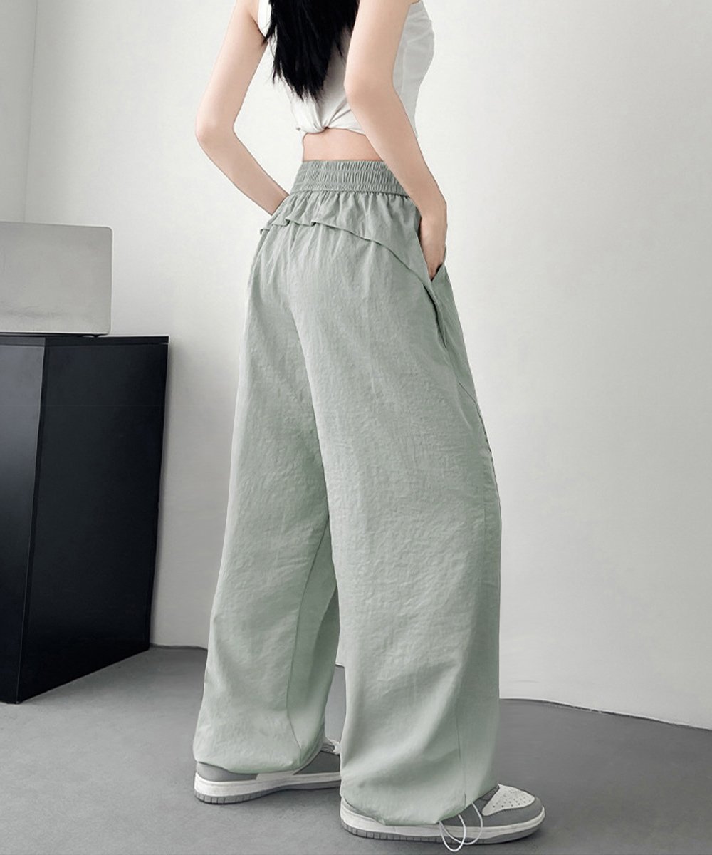 miniministore ワイドパンツ レディースストレートパンツ ミニミニストア パンツ その他のパンツ グリーン ブラック ネイビー