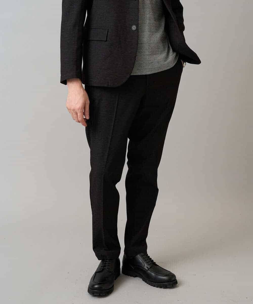 a.v.v 【雑誌MonoMax12月号掲載】デニムライクストレッチ裏起毛スラックス【イージーケア/洗濯機で洗え..