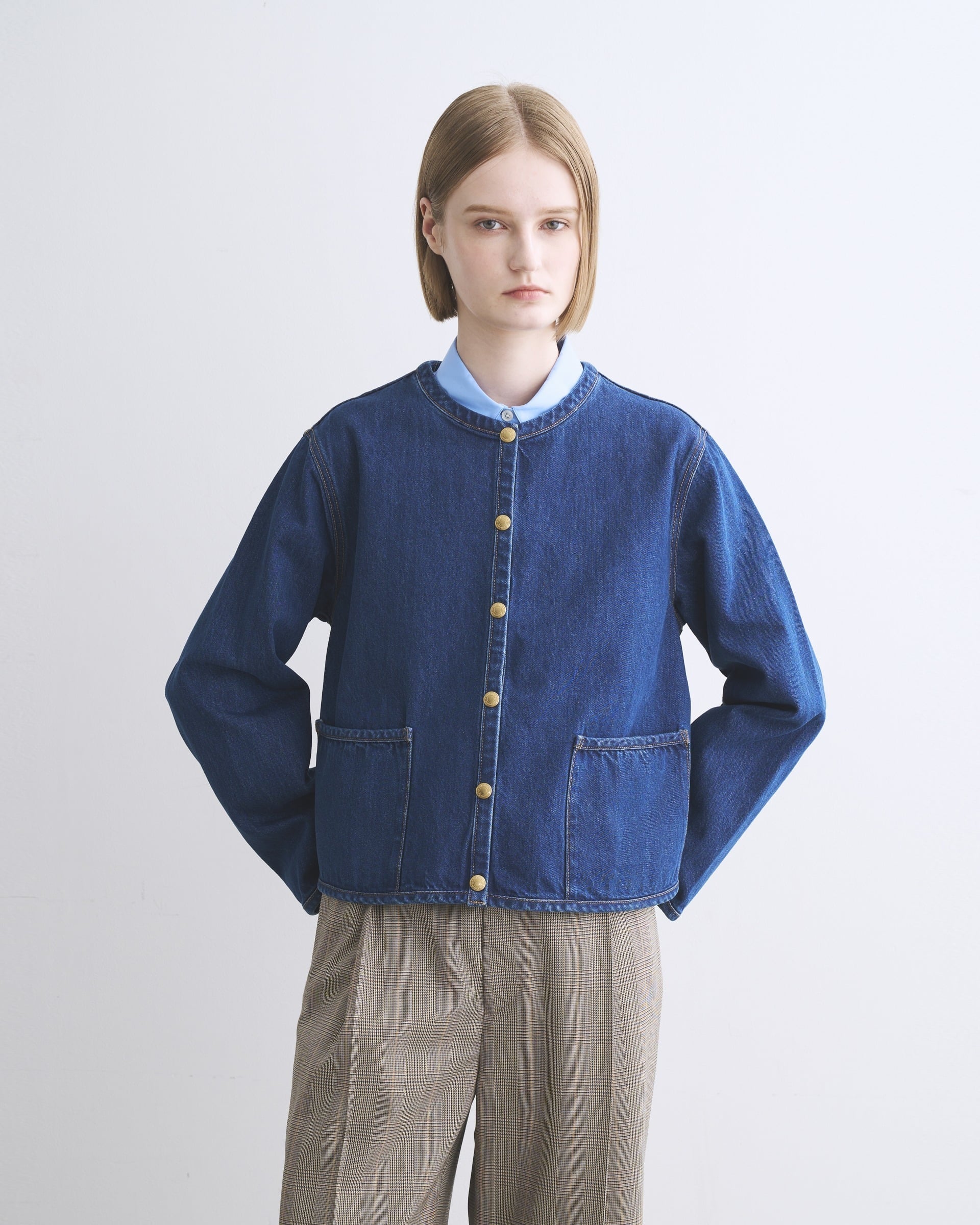Traditional Weatherwear ARKLEY A-LINE DENIM トラディショナル ウェザーウェア ジャケット・アウター その他のジャケット・アウター ブルー【送料無料】