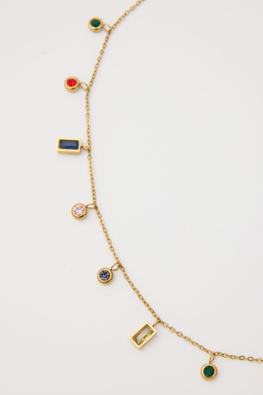 【SALE／10%OFF】RODEO CROWNS WIDE BOWL クリアストーンネックレス ロデオクラウンズワイドボウル アクセサリー・腕時計 ネックレス
