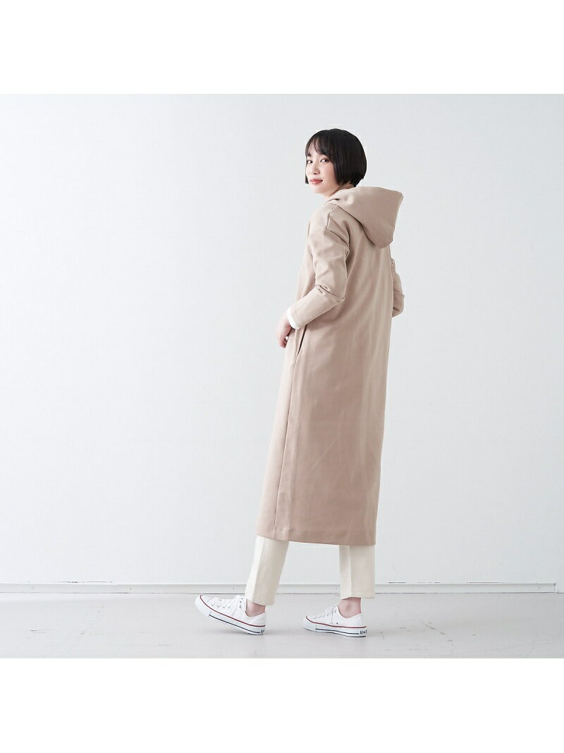 【SALE/40%OFF】collex ダンボールニット パーカーロングワンピース コレックス ワンピース・ドレス シャツワンピース グレー【送料無料】
