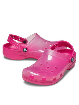 crocs crocs Classic Translucent Clog アトモスピンク シューズ スニーカー/スリッポン ピンク【送料無料】