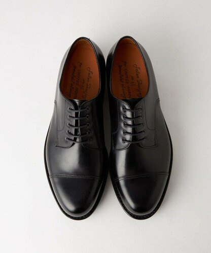 Cap Toe Derby 1663 3131-499-0714 31314990714: Black Cap Toe Derby 1663 3131-499-0714 31314990714: Black