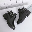 【SALE/30%OFF】miniministore ショートブーツ レディース ローヒール ミニミニストア シューズ・靴 ブーツ ブラック