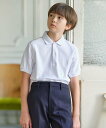 J.PRESS 【140-170cm】40/2鹿の子 半袖 ポロシャツ ジェイプレス トップス ポロシャツ ホワイト【送料無料】