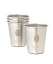 A BATHING APE KLEAN KANTEEN STEEL CUP 10OZ SET ア ベイシング エイプ 食器・調理器具・キッチン用品 グラス・マグカップ・タンブラー シルバー