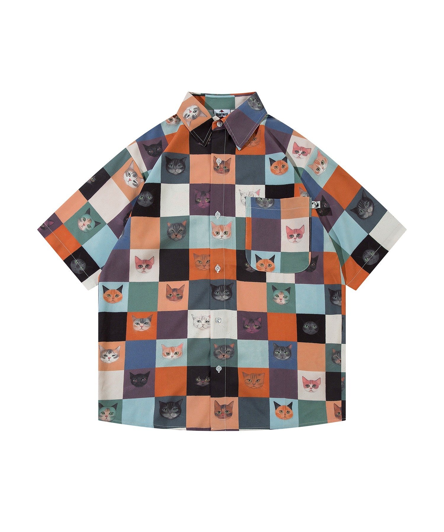 【SALE/30%OFF】HOOK HOOK -original- 総柄アロハシャツ アイモハ トップス シャツ・ブラウス ピンク ブラック グリーン ネイビー...