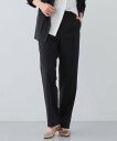 【SALE/68%OFF】INDIVI 春SALE!【日本製/SETUP可能】コットン混ゆったりめテーパードパンツ インディヴィ パンツ その他のパンツ ブラック【送料無料】