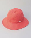 【SALE/30%OFF】coen 【ワンポイントロゴ】コットンナイロンツイルロゴハット コーエン 帽子 ハット ブラック ピンク ベージュ