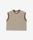 【SALE/20%OFF】Bshop ORCIVAL | コットン スリーブレスリンガーTシャツ WOMEN ビショップ トップス カットソー・Tシャツ ブラウン ホワイト【送料無料】