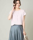 【SALE/60%OFF】a.v.v 【UVカット/接触冷感/洗える】フレンチスリーブニット【アンサンブル対応】 アー・ヴェ・ヴェ トップス ニット ブルー ホ...