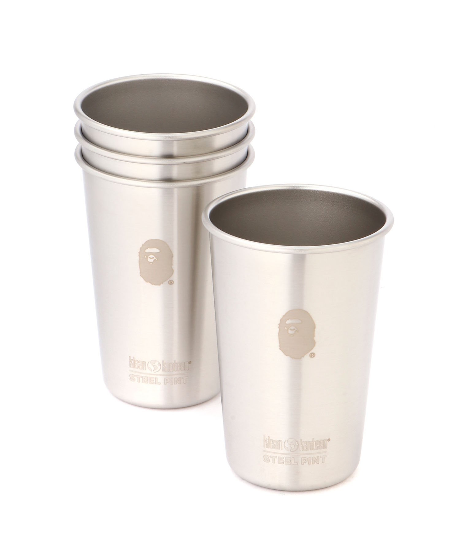 A BATHING APE KLEAN KANTEEN PINT CUP 16OZ SET ア ベイシング エイプ 食器・調理器具・キッチン用品 グラス・マグカ...