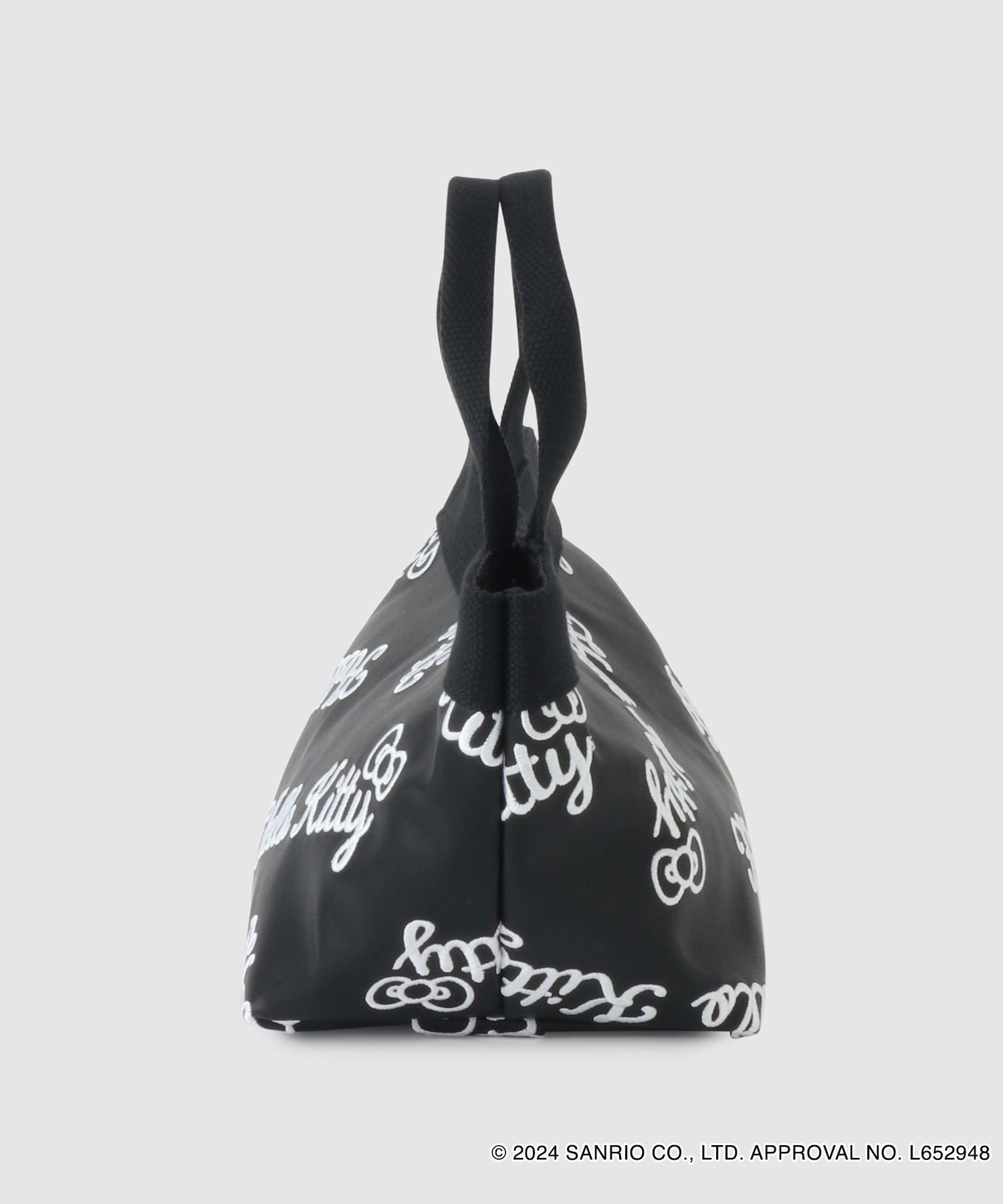 【SALE／50%OFF】ROPE' 【一部店舗限定】HELLO KITTY トートバックMini ロペ バッグ トートバッグ ホワイト ブラック【送料無料】