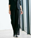 BEIGE, 【洗える/セットアップ対応】SPIGA / イージータックワイドパンツ ベイジ, パンツ その他のパンツ ブラック【送料無料】