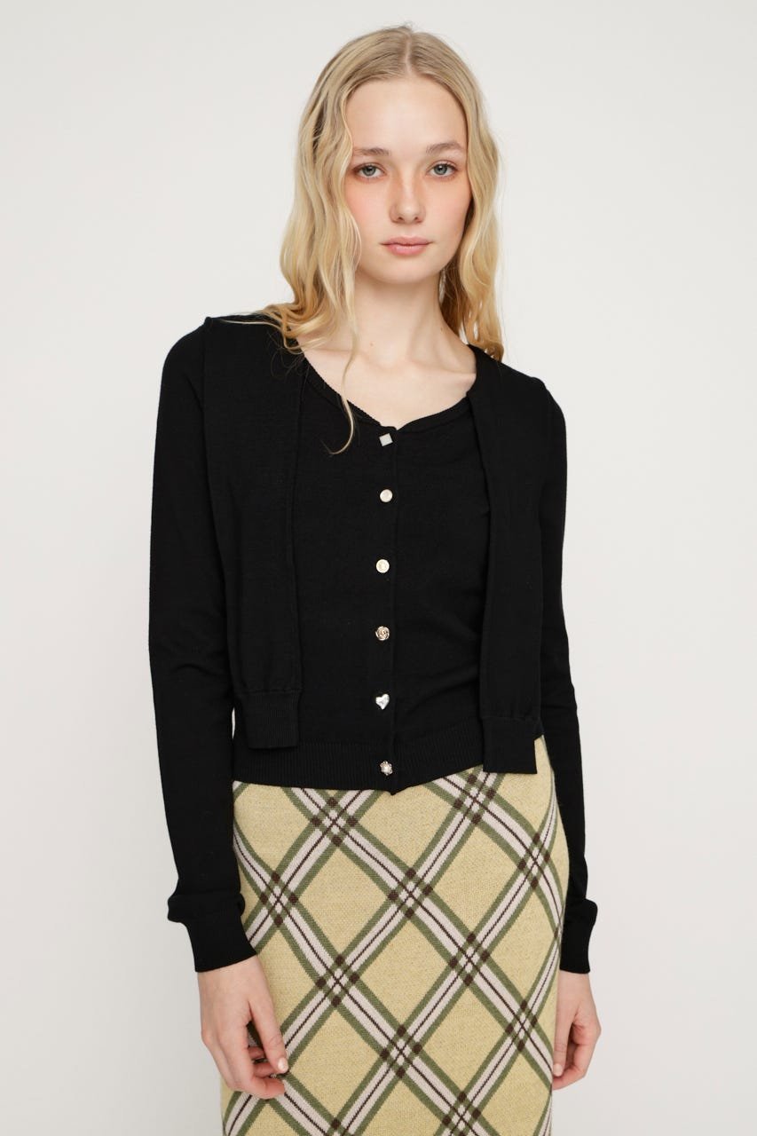 【SALE／20%OFF】SLY SAILOR TIE KNIT トップス スライ トップス ニット ブラック グリーン グレー【送料無料】