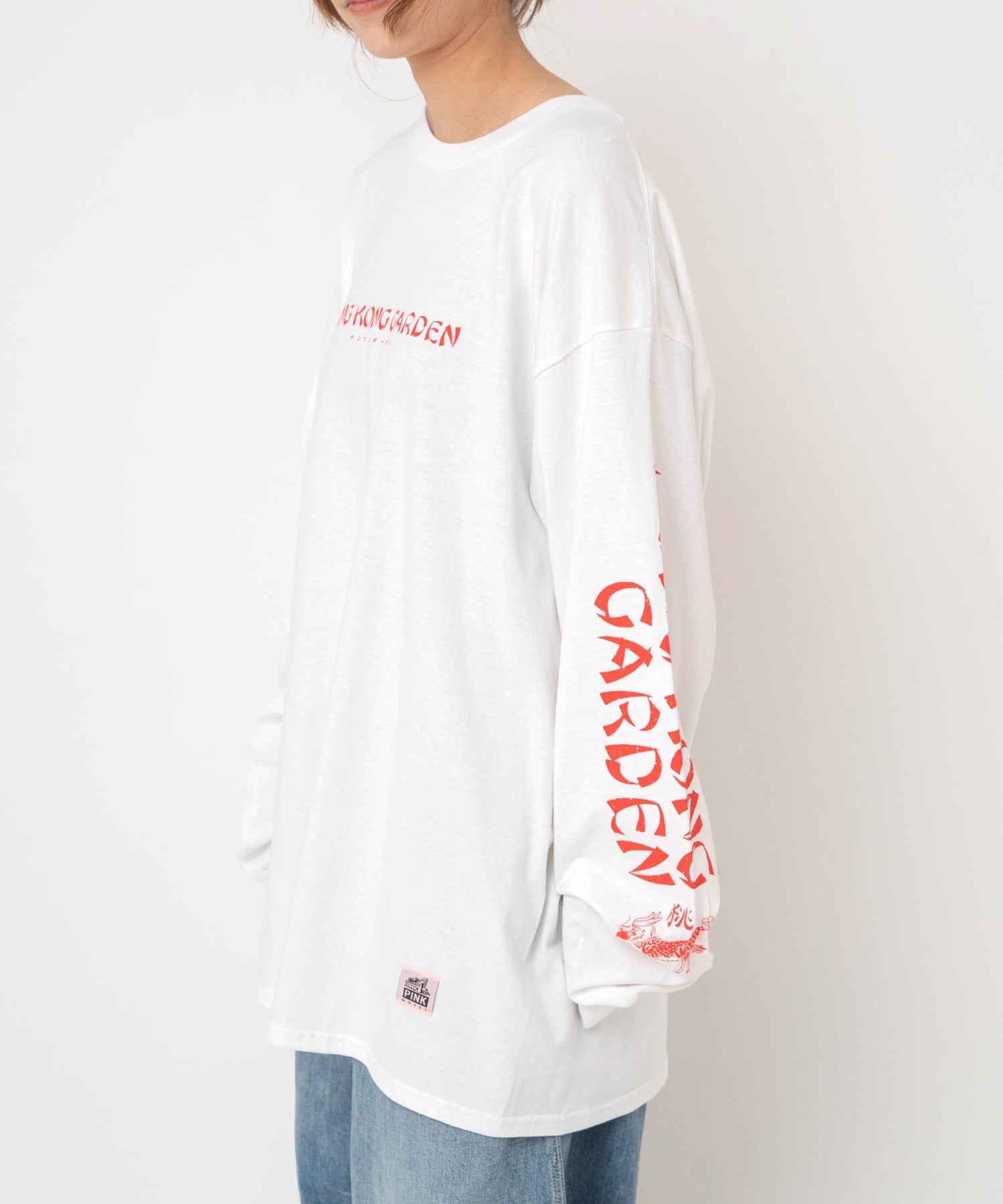 RNA M2265 PMキリンロンT アールエヌエー トップス カットソー・Tシャツ ホワイト