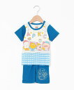 ANPANMAN KIDS COLLECTION APKC/(K)半袖光るパジャマ(ブルー) アンパンマンキッズコレクション インナー ルームウェア パジャマ ブルー【送料無料】