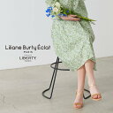 Liliane Burty Eclat リバティガーデンプリント スカート リリアンビューティ エクラ スカート その他のスカート グリーン ブルー