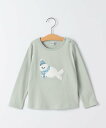 SHIPS KIDS SHIPS KIDS:80~90cm / ベビー あざらし 長袖 Tシャツ シップス トップス カットソー・Tシャツ ホワイト【送料無料】