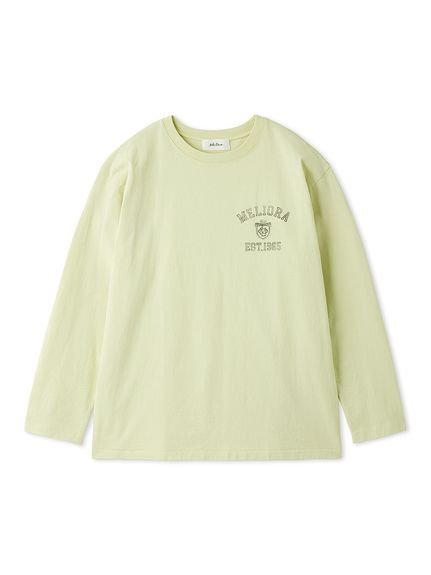 【SALE／50%OFF】Mila Owen カレッジロングTシャツ ミラオーウェン トップス カットソー・Tシャツ イエロー ホワイト stylife-15579954 Rakuten Fashion サンプル画像3