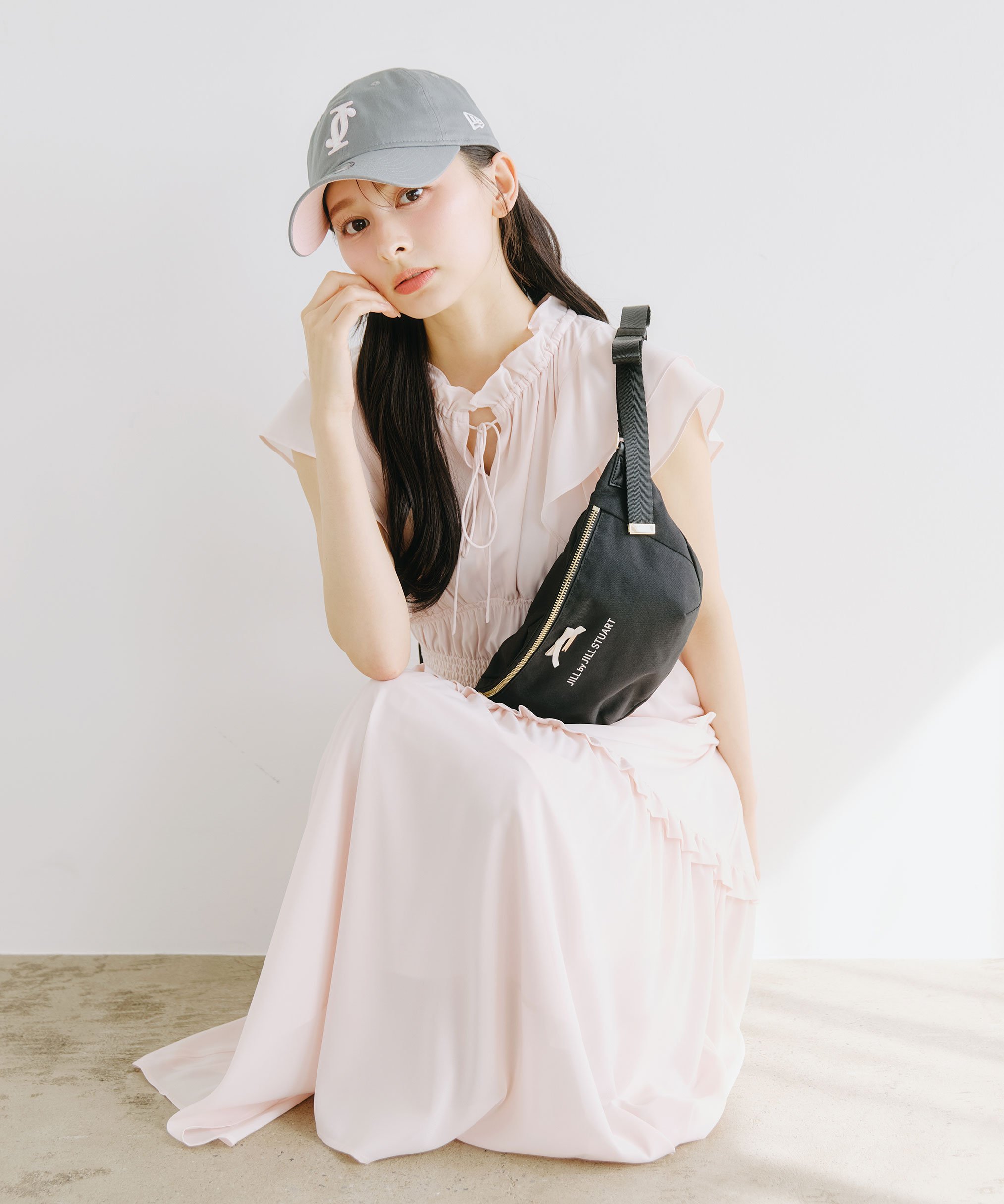 JILL by JILL STUART フリルティアードワンピース ジル バイ ジル スチュアート ワンピース ドレス ワンピース ブラック イエロー ピンク【送料無料】