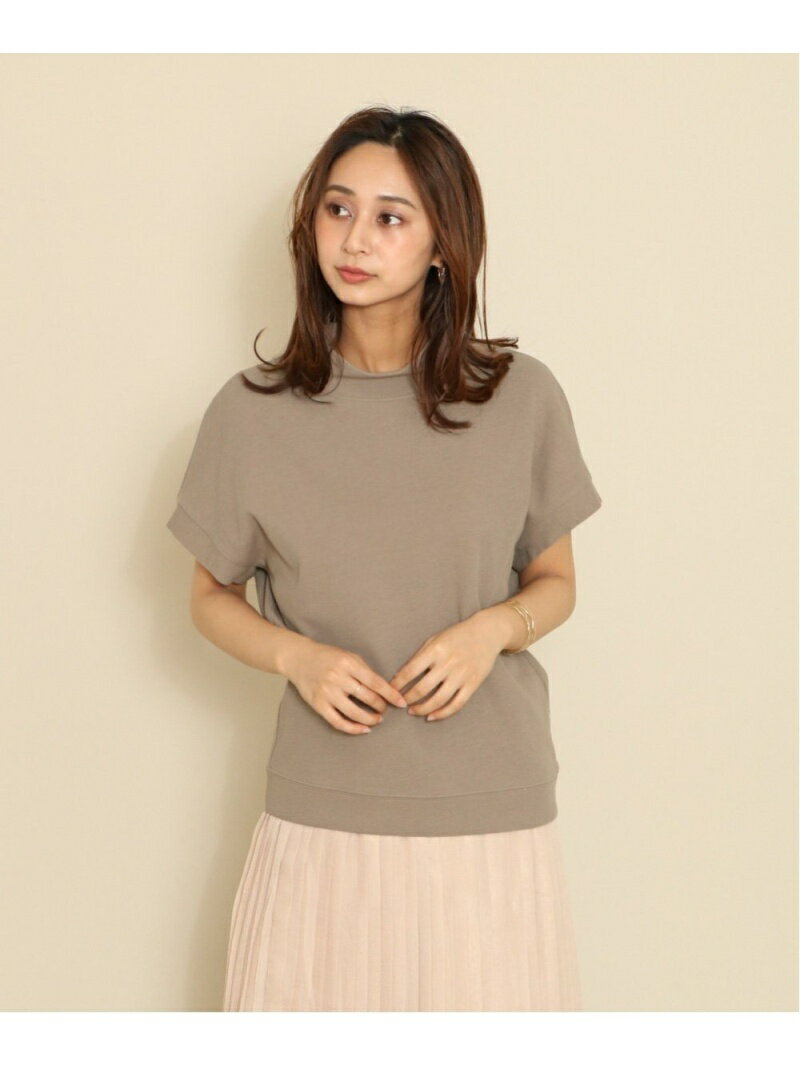 【SALE／50%OFF】GRANDTABLE GRANDTABLE/プチハイネックストレッチカットソー ヴァン トップス カットソー・Tシャツ ブラウン ベージュ ホワイト グリーン【送料無料】