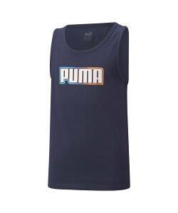 【SALE／30%OFF】PUMA キッズ ボーイズ ALPHA タンクトップ 120-160cm プーマ カットソー Tシャツ ネイビー