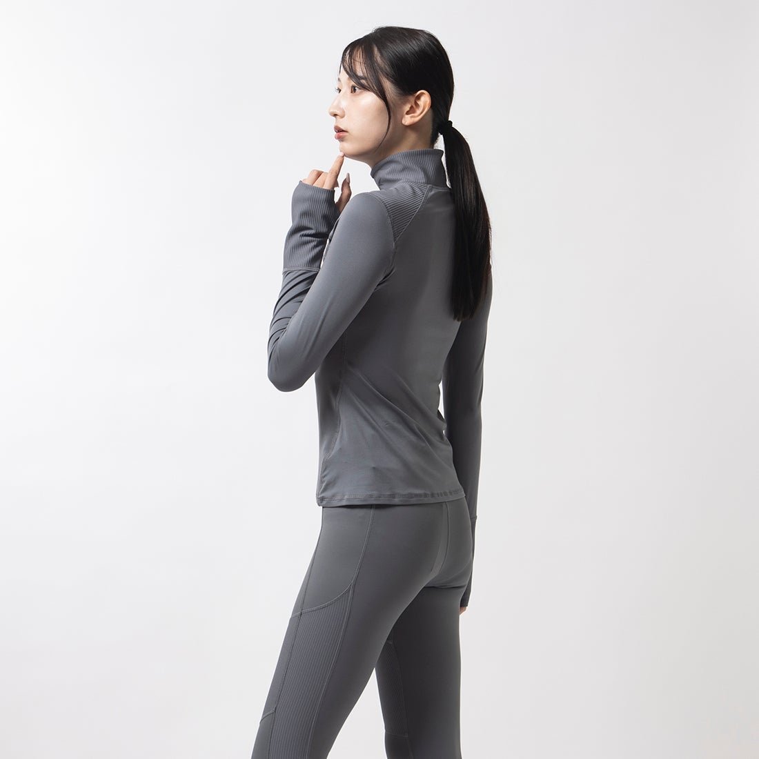 【SALE／49%OFF】Reebok グラフェン ロングスリーブ / Graphene Longlseeve リーボック トップス カットソー・Tシャツ グレー ブラック【送料無料】