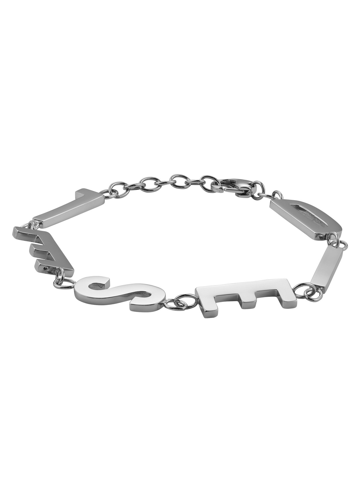 ディーゼル アクセサリー ユニセックス ブレスレット シルバー DX1490040 ウォッチステーションインターナショナル アクセサリー・腕時計 ブレスレット・バングル シルバー