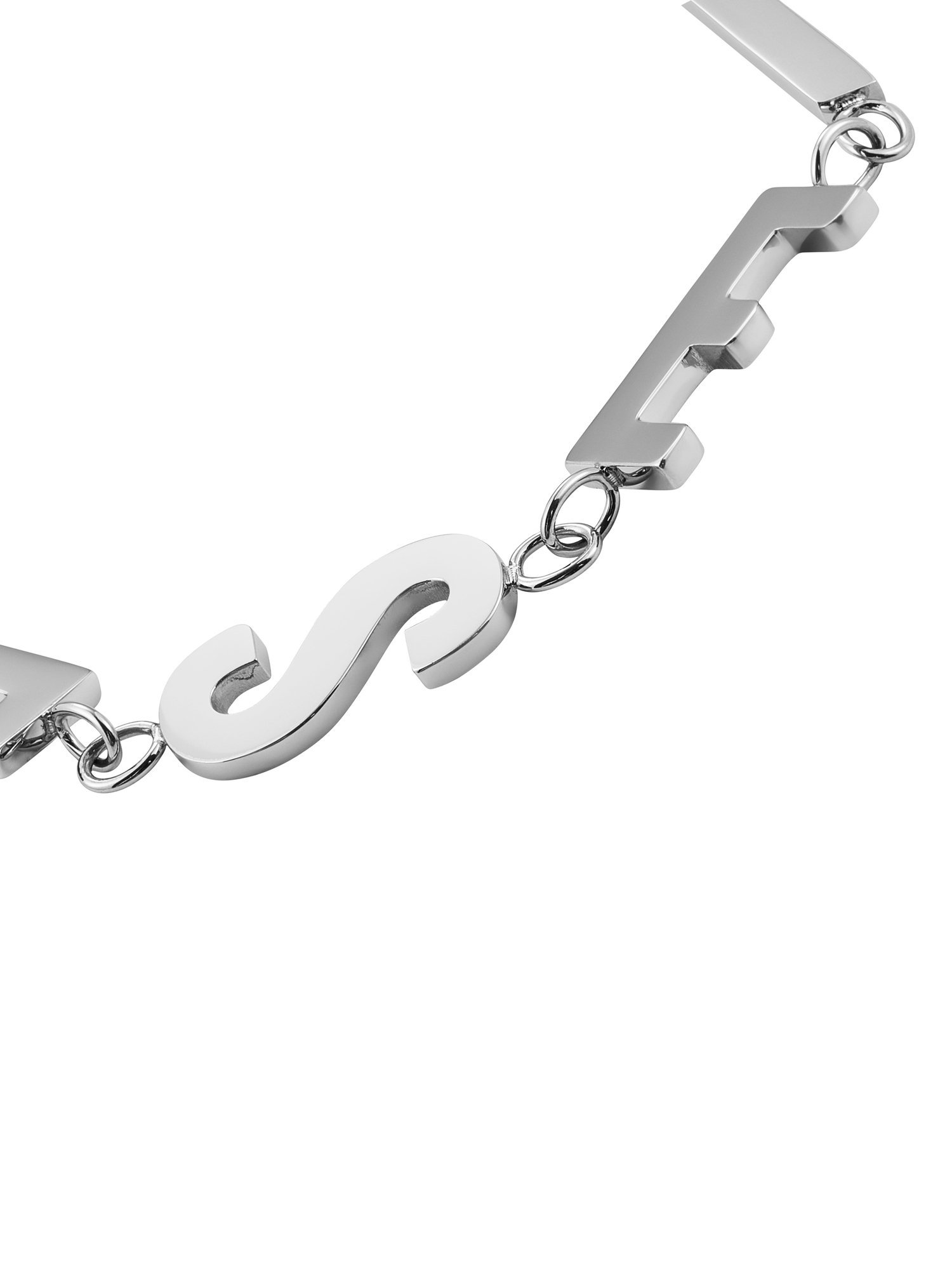 ディーゼル アクセサリー ユニセックス ブレスレット シルバー DX1490040 ウォッチステーションインターナショナル アクセサリー・腕時計 ブレスレット・バングル シルバー