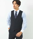 【SALE/70%OFF】UNITED ARROWS green label relaxing GLR CLOTH サージ 5B スーツベスト ユナイテッドアロ...