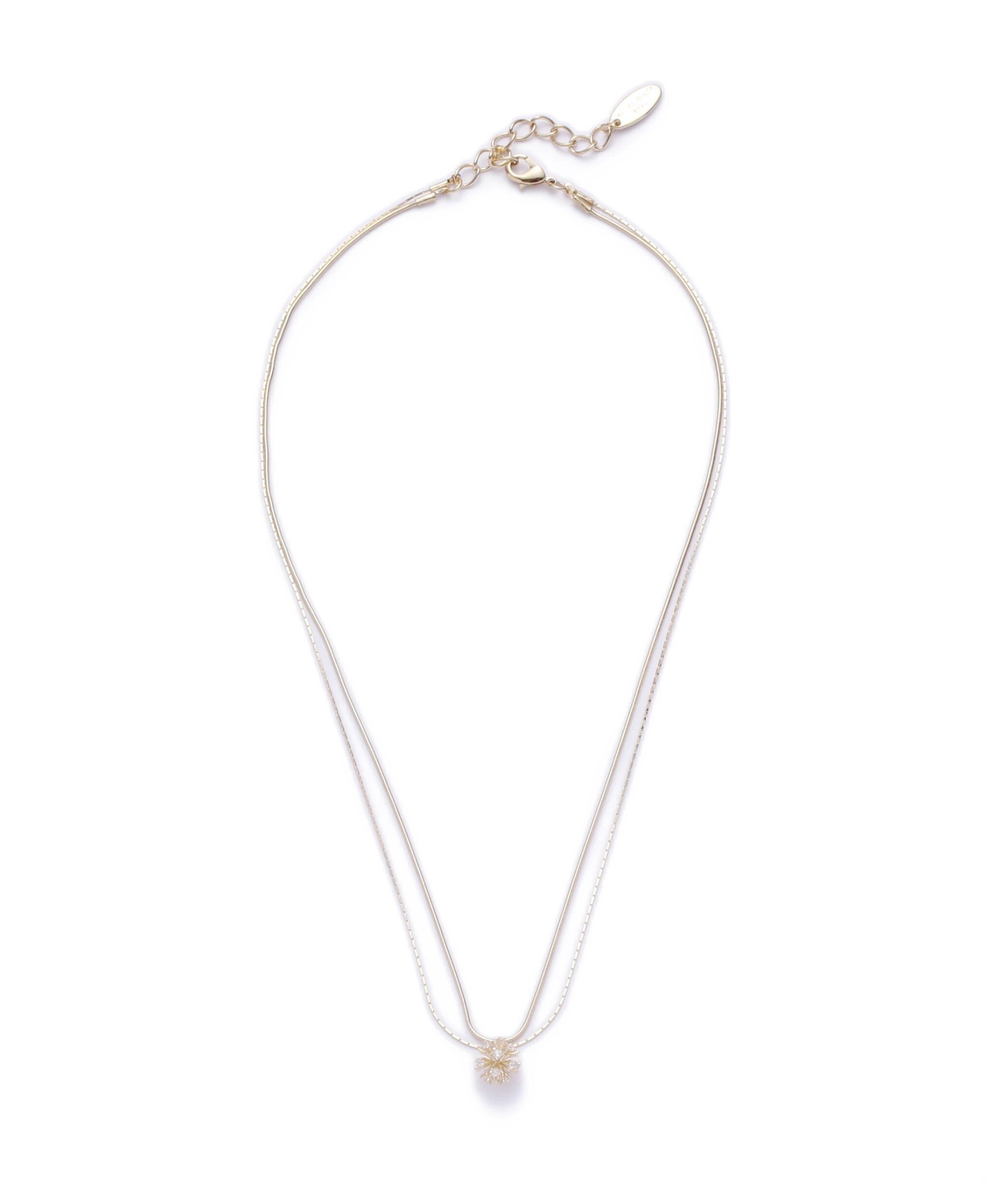 NATURAL BEAUTY BASIC ドームストーンツインネックレス ナチュラルビューティベーシック アクセサリー..